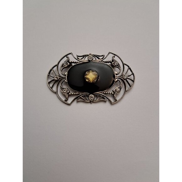 Vintage Catherine Popesco France Silver Brooch - Picture 1 of 2